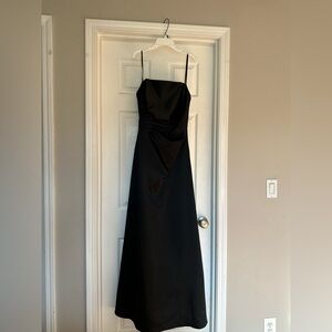 Cache Black Strapless Gown